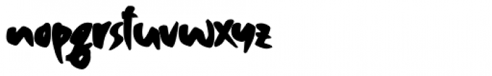 Hiroshima Gyoshi Regular Font LOWERCASE