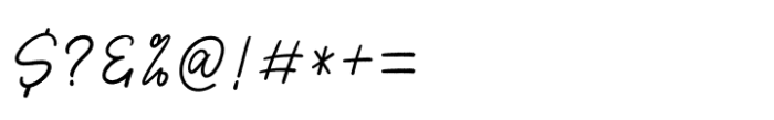 Hiroshima Font OTHER CHARS