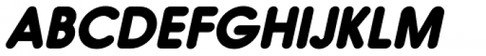 Hiruko Black Oblique Font UPPERCASE
