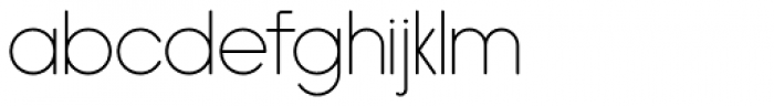 Hiruko ExtraLight Alternate Font LOWERCASE
