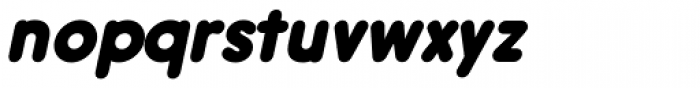 Hiruko Pro Black Oblique Font LOWERCASE
