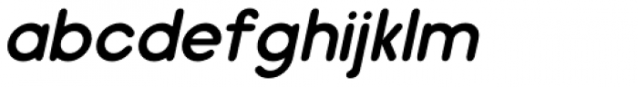 Hiruko Pro Book Oblique Font LOWERCASE