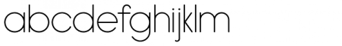 Hiruko Pro ExtraLight Alternate Font LOWERCASE