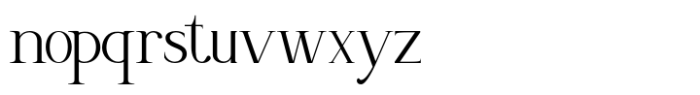 Hisav Font LOWERCASE