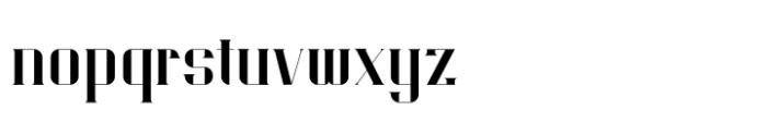 Hispanic Regular Font LOWERCASE