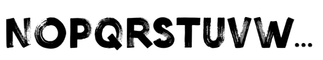 Historic Grunge Brush Font LOWERCASE