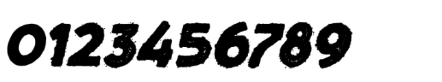 Historic Grunge Inked Slant Font OTHER CHARS