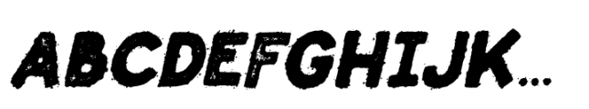 Historic Grunge Inked Slant Font UPPERCASE