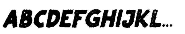 Historic Grunge Inked Slant FONT