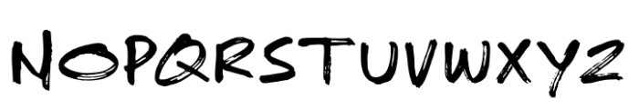 Historic Grunge Signature Font UPPERCASE