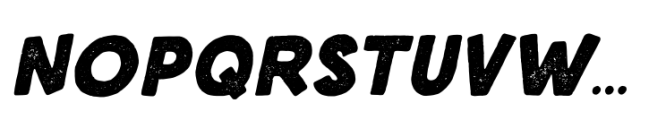 Historic Grunge Stamp Slant Font LOWERCASE
