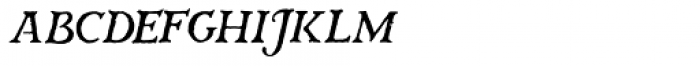Historium Italic Font UPPERCASE