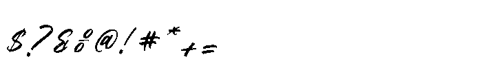 History Silentos Italic Font OTHER CHARS