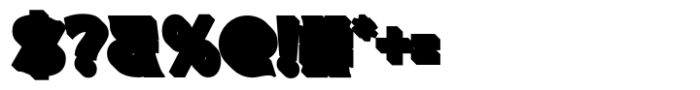 Histrom Extrude Font OTHER CHARS
