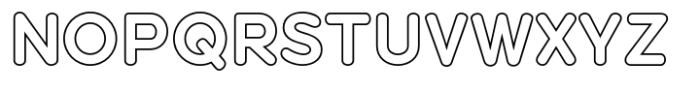Hitec JM Outline Font LOWERCASE