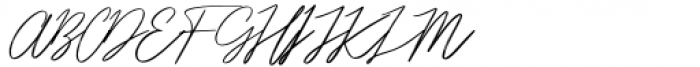 Hitshot Signature Regular Font UPPERCASE