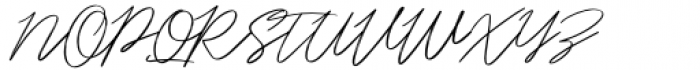 Hitshot Signature Regular Font UPPERCASE