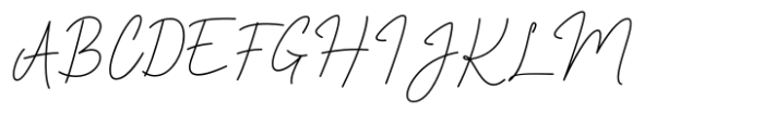 Hittany Font UPPERCASE