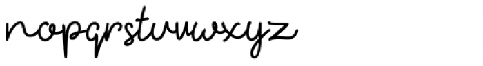 Hiyagh Ahey Script Font LOWERCASE