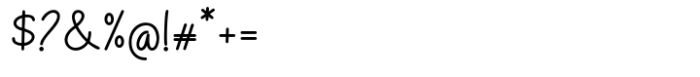 Hiyatha Script Font OTHER CHARS