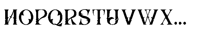 Hizba Font LOWERCASE