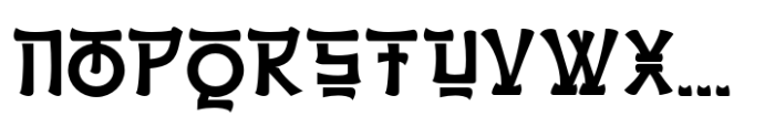 Hizuna Regular Font UPPERCASE