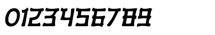 Hizuna Slant Font OTHER CHARS