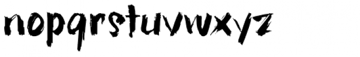 hillBelly Font LOWERCASE