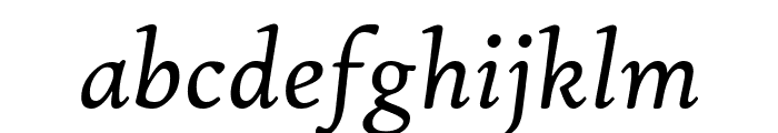 High Tower Text Italic Font LOWERCASE