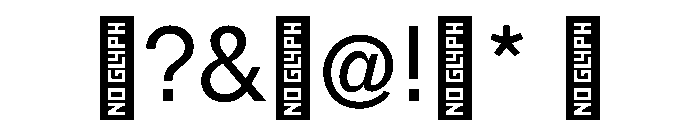 Hidde Book Font OTHER CHARS