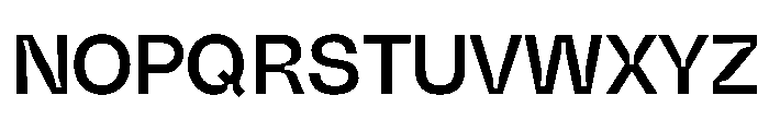 Hidde InktrapSemibold Font UPPERCASE