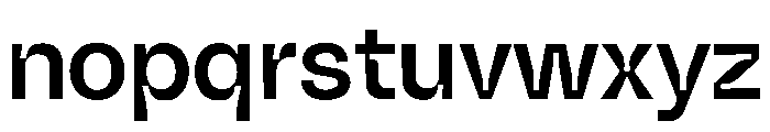 Hidde InktrapSemibold Font LOWERCASE