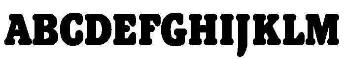Hillman CondensedRegular Font UPPERCASE