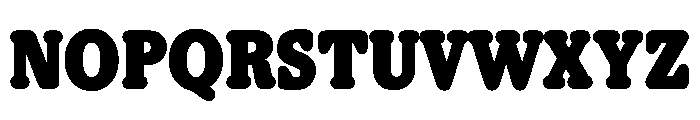 Hillman CondensedRegular Font UPPERCASE