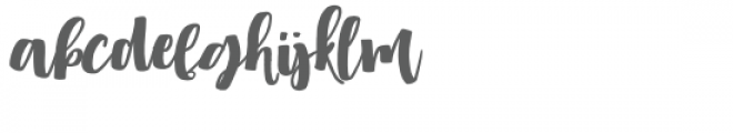 Hillpark Font LOWERCASE