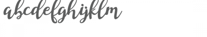 Hinella Script Font LOWERCASE