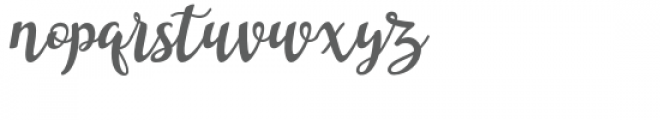 Hinella Script Font LOWERCASE