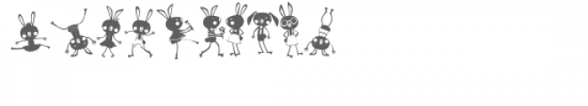 hip hop bunnies doodlebat Font OTHER CHARS