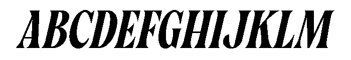 Hickory Dickory Regular Italic Font UPPERCASE