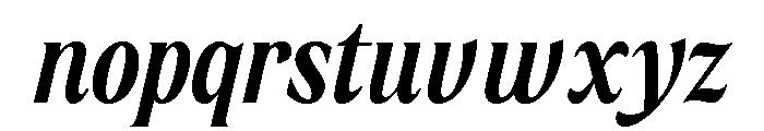Hickory Dickory Regular Italic Font LOWERCASE