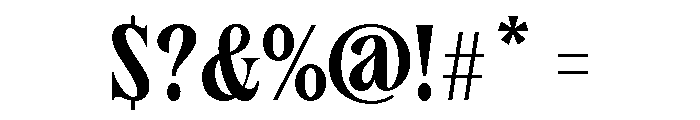 Hickory Dickory Regular Font OTHER CHARS