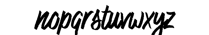 Highest Praise Regular Font LOWERCASE