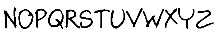 Hilde Sharp Regular Font UPPERCASE