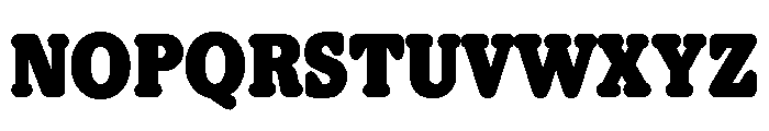 Hillman Condensed Regular Font UPPERCASE