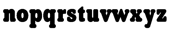 Hillman Condensed Regular Font LOWERCASE