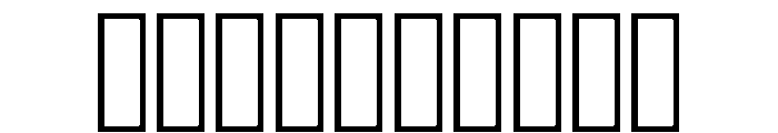 Hiromina03 Katakana Font OTHER CHARS