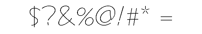 Hiromina03 Latin Font OTHER CHARS