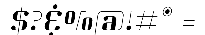 Hjet Italic Font OTHER CHARS