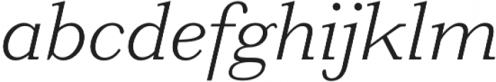 HK Carta ExtraLight Italic otf (200) Font LOWERCASE