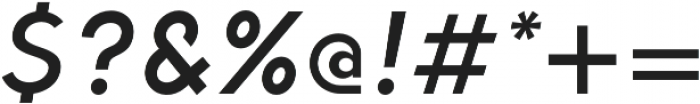 HK Explorer SemiBold Italic otf (600) Font OTHER CHARS